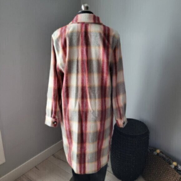 Kismet Long Button Down Shacket/ Coatigan NWT Sz Large - Picture 12 of 16
